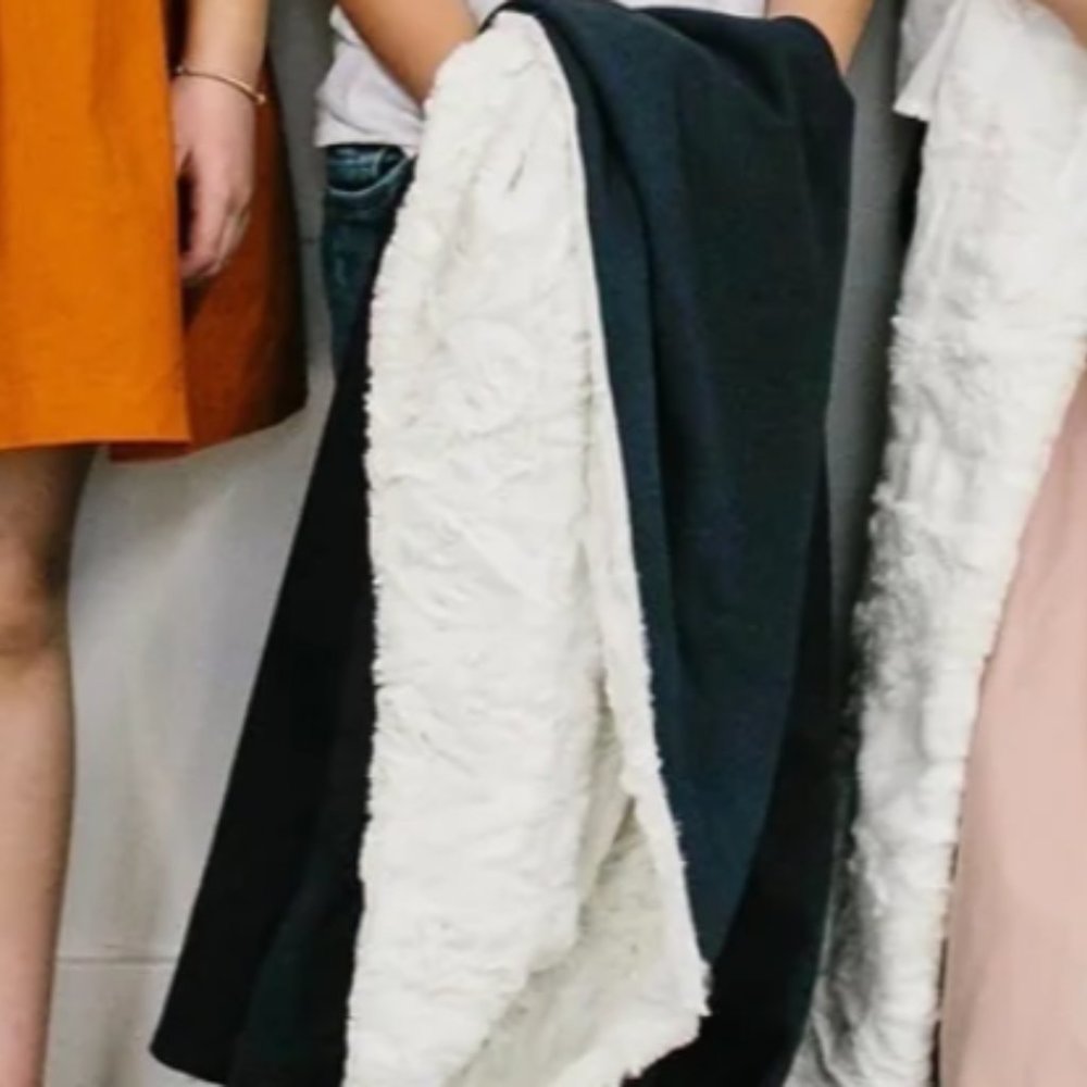 Lou Lou & Company - Cozy Blanket - Navy Options 48”